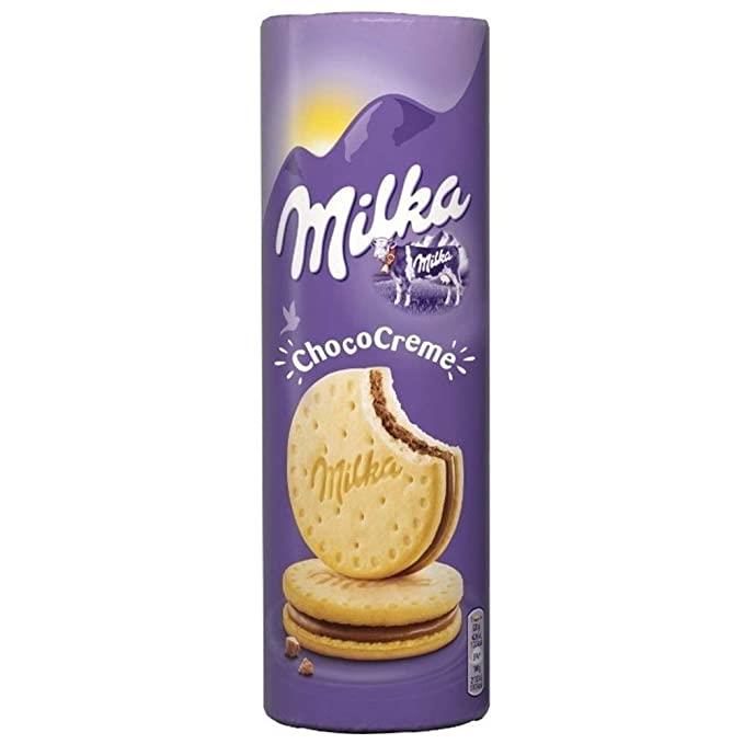 بیسکوئیت شکلاتی میلکا ۲۶۰ گرم شوکو کرم طعم دارچین 12 بسته 14 تایی    – Milka Choco Creme